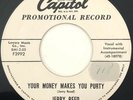 * JERRY REED Your Money Makes You Purty ROCKABILLY POPCORN Capitol Promo 45 HEAR