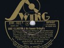 78 Rpm DUKE ELLINGTON Braggin' In Brass french 1949 shellac Swing 10