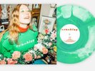 JULIA JACKLIN CRUSHING green and white splatter Vinyl Me Please limited edition.