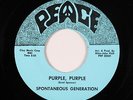 Garage Psych Fuzz 45 - Spontaneous Generation - Purple, Purple - Peace VG++ rare