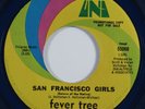 Psych Rock 45 FEVER TREE San Francisco Girls UNI blue wax promo HEAR