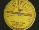 ROCKABILLY  78 - JERRY LEE LEWIS - GREAT BALLS OF FIRE  -HEAR-  1957 SUN 281