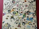Led Zeppelin III DOUBLE MATRIX Red/Plum pressed vinyl CIRCULAR STICKER 1st cover