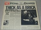 JETHRO TULL THICK AS A BRICK LP CHRYSALIS ISLAND UK 1972 NEWSPAPER SLEEVE 3U/2U