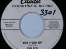 Rockabilly 45 JERRY REED When I Found You CAPITOL promo HEAR