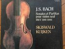 SIGISWALD KUIJKEN Bach sonatas & partitas for violin HARMONIA MUNDI 3 LP Box NM