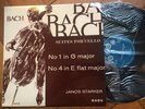JANOS STARKER Violoncello Bach Solo 1&4 UK 1ED Saga STEREO LP M-