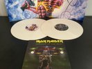 IRON MAIDEN, BATTLE OF BRISTOL 1986 WHITE COLORED VINYL 2LP + TOUR BOOK #’ED LTD