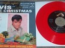 Elvis Presley Red Vinyl 45 & Picture Sleeve Blue Christmas Plus 3 more 45s