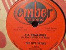 THE FIVE SATINS  --- Ember 1005---   NM-    