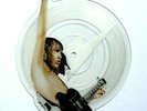 EX/EX  AC/DC SHAKE YOUR FOUNDATIONS SHAPED VINYL PICTURE PIC DISC