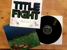 TITLE FIGHT Floral Green SIGNED Vinyl Record LP Punk Rock Hardcore