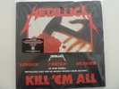 Metallica Kill 'Em All 2x 45  LP Vinyl WB 2008 SEALED  45 RPM 180g Half Master 