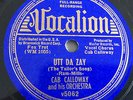 78 RPM Vocalion Vocal Scat Jazz record Cab Calloway UTT DA ZAY Jukebox Style