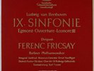 FERENC FRICSAY BEETHOVEN SYMPHONY NO.9 DGG ED1 RED STEREO 2LP SLPM 138002/003 NM