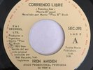IRON MAIDEN - Running Free - RARE MEXICO 45 PROMO