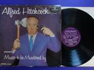 ALFRED HITCHCOCK PRESENTS MUSIC TO BE MURDERED BY London 58 -1B UK Orig LP VG/vg