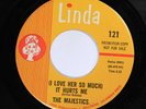 True 1st Pressing Promo Copy The Majestics LINDA 121 M- SOUL NORTHERN SOUL  45