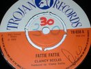 CLANCY ECCLES / SILVER STARS Fattie Fattie 45 1969 TROJAN 1st  RARE   TR 658