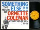 ORNETTE COLEMAN Something Else  LP CONTEMPORARY C 3551 DG MONO Don Cherry VG+