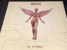 NIRVANA IN UTERO 1993 LTD EDITION CLEAR VINYL.