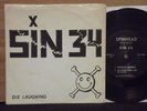 SIN 34 - DIE LAUGHING 7'' EP RARE L.A. HARDCORE PUNK W/ INSERT CIRCLE ONE , KBD