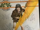 AC/DC High Voltage vinyl signed
