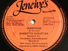 BABBETTE CHRISTIAN - Questions - Jeneive's 10