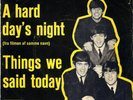 THE BEATLES DENMARK  PARLAPHONE 1964 A HARD DAY'S NIGHT, THING'S WE SAID TODAY