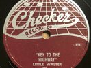 Little Walter 1958 BLUES 78 Key To The Highway / Rock Bottom on Checker MINT-