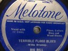 BIG BILL BROONZY MELOTONE 70468 BLUES 78 RPM E- WARP