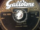 LEONARD SHEZI GALLOTONE GB 1693 AFRICA 78 RPM E AFRICAN JAZZ