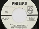 PEOPLES CHOICE Lost And Found PHILIPS 45 northern soul promo VG+ HEAR