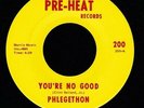PHLEGETHON 'You're No Good' Never played 1969 Michigan Garage Fuzz 45 (Fenton)