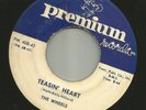 DOOWOP R&B bw ROCKER - WHEELS - TEASIN' HEART  /  LOCO   - HEAR -1956 PREMIUM