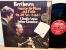 Beethoven Sonatas for Piano And Violin Arrau Grumiaux *NM*  lp play-tested