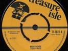 VIC TAYLOR - Heartaches (Treasure Isle) - Rare 60's UK Rocksteady 45