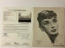 AUDREY HEPBURN AUTOGRAPHED IMAGE from ROMAN HOLIDAY ( JSA CERTIFICATION) PC2474