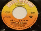 45rpm ESTELLE LEVITT on Music Factory —ALL I DREAM— pop psych soul 45 | PROMO |