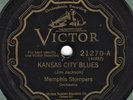 MEMPHIS JAZZ -- Memphis Stompers : Kansas City Blues - Victor 21270 - 78 (VV+)