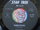 HEAR Xtreems 45 Substitute/Facts Of Life STAR TREK EX garage psych fuzz nuggets