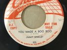 JIMMY BINKLEY Blues 45 “You Made A Boo Boo” Checker 835 DJ