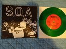 Soa - No Policy EP first press green vinyl Dischord Minor Threat Punk HC Nofx