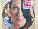 STYX PIECES OF EIGHT LP PIC DISC 1978 WITH TITLE STICKER AND NUMBERED CARD INSER