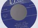 Orig THE JOYTONES All My Love Belongs To You/Treat Me Right 45 Rama R&B Doo Wop