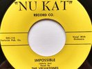 THE VELVATONES impossible _ im leaving home DOO WOP 45 NU KAT 110 EX listen