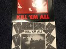 Metallica Kill Em All Vinyl LP Records 1983 US Elektra - Megadeth Slayer Anthrax