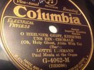 LOTTE LEHMANN 78 RPM SINGS BACH
