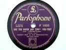 14) 78 RPM BARGAIN BUNDLE - 5 x Harry Roy & His Orchestra - PARLOPHONE [78 RPM]