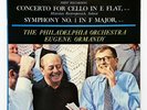 ROSTROPOVICH ORMANDY SHOSTAKOVITCH Cello Concerto Sym No1 COLUMBIA 2EYE 1A/1A M-